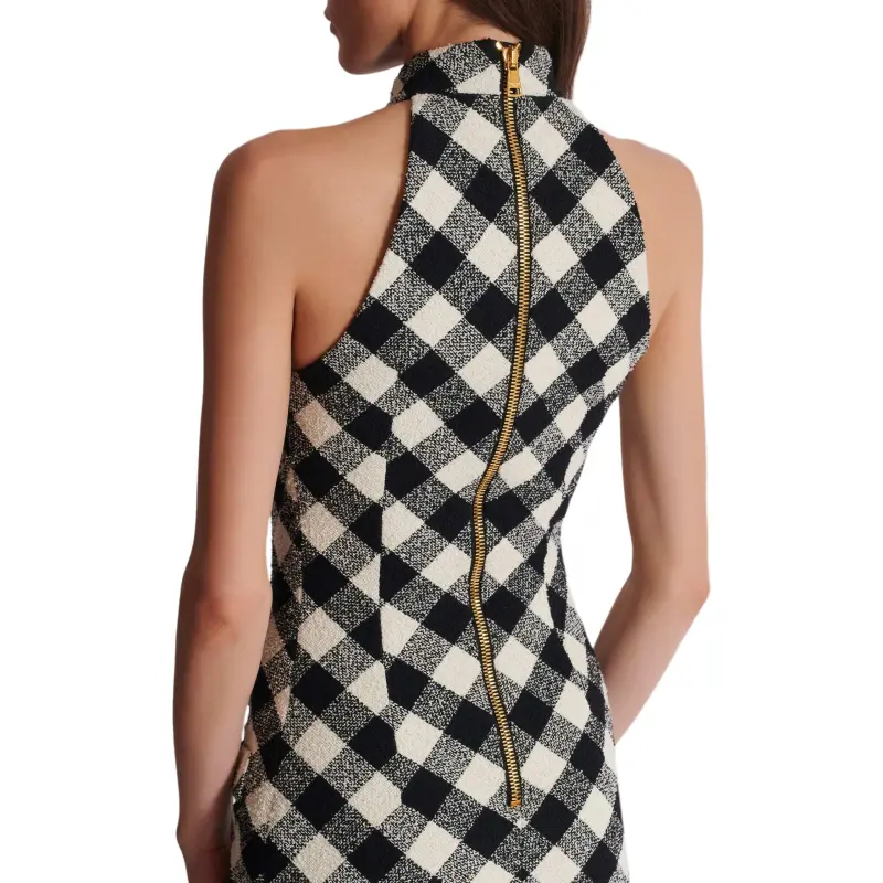 BALMAIN Halterneck Mini Dress-7