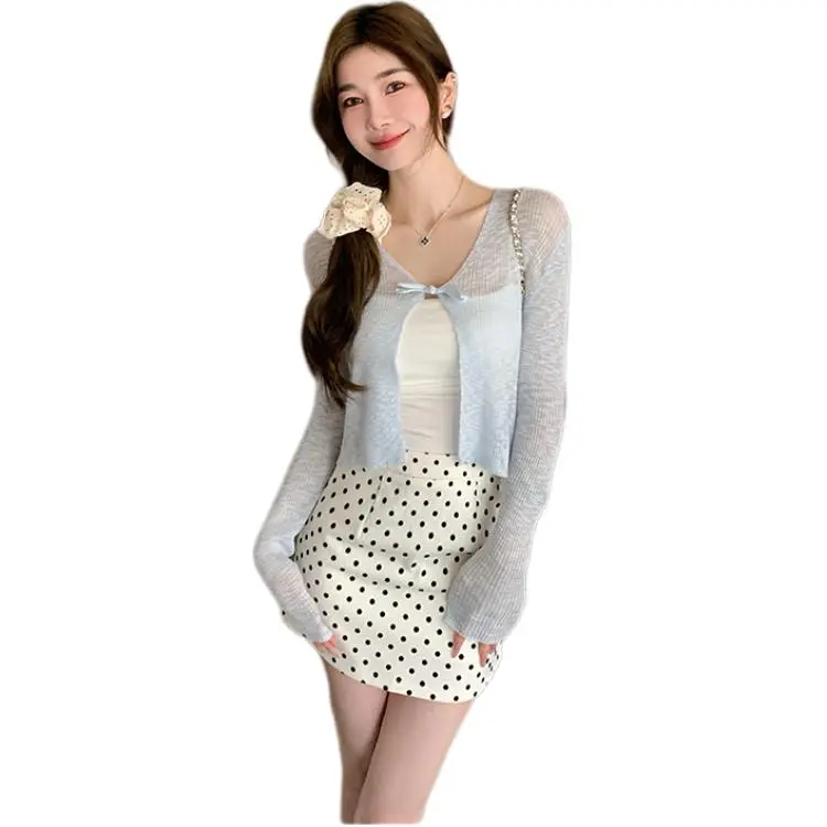 Si Bei'er Knitwear Women's Blue-4