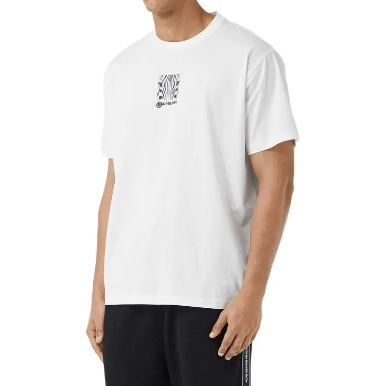 Burberry T Shirts Men White-1