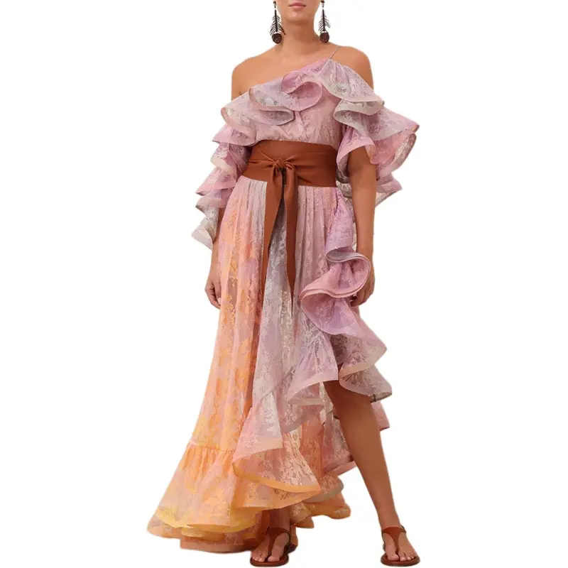 Zimmermann Dawning Lace Midi Dress-1