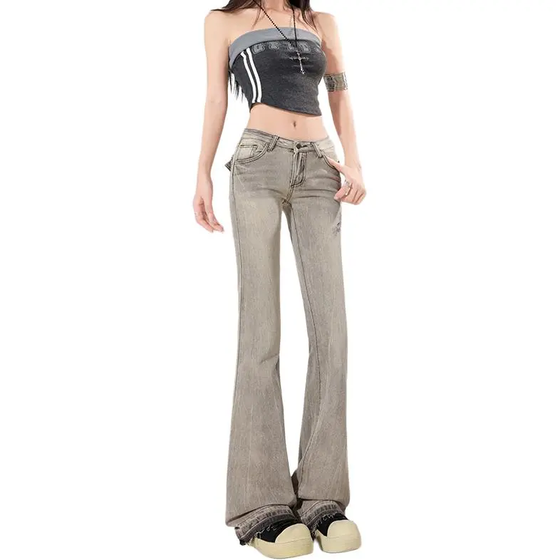 Kazakhstan Jeans Women's Smoke Gray-4