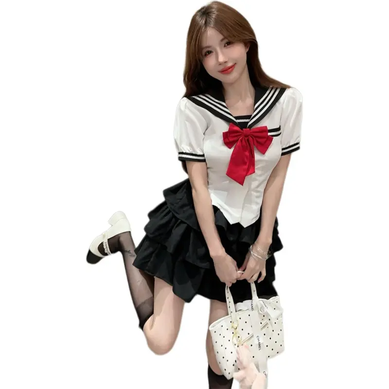 Mu Xiao Xin Two Piece Skirt Sets Women's-7
