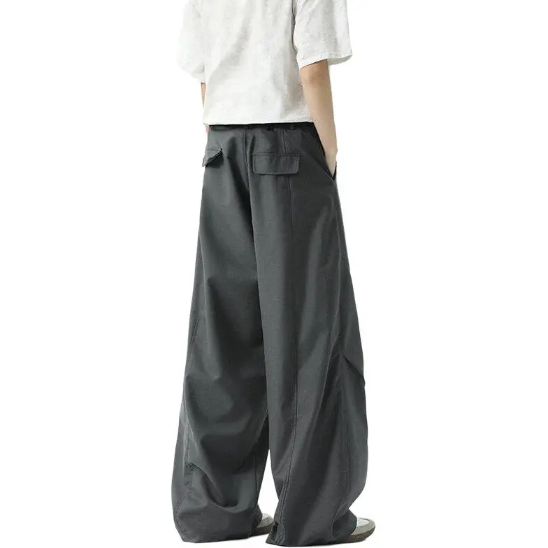 WKOOG Casual Pants Unisex Gray-2