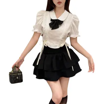 Mu Xiao Xin Two Piece Skirt Sets Women's