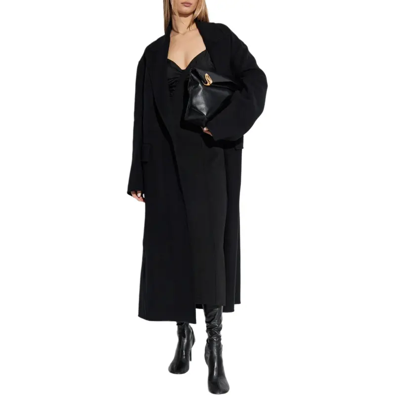 JIL SANDER Single Breasted Long Coat-3