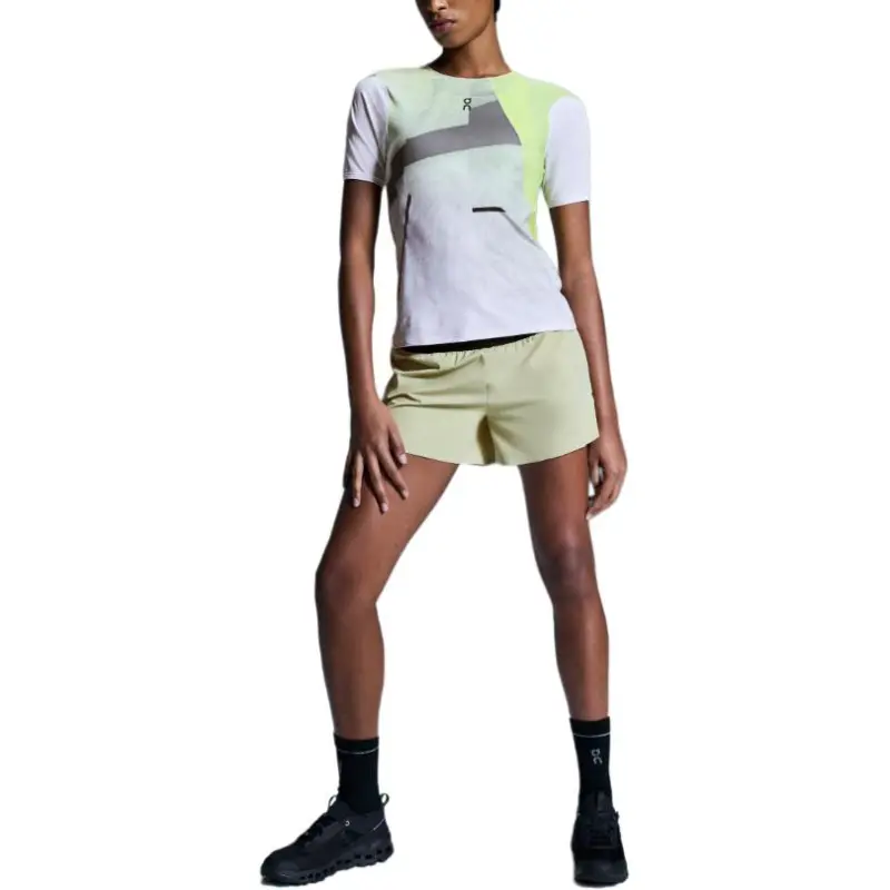 On Ultra T-Shirt Women's Soybean Green/Lemon-1