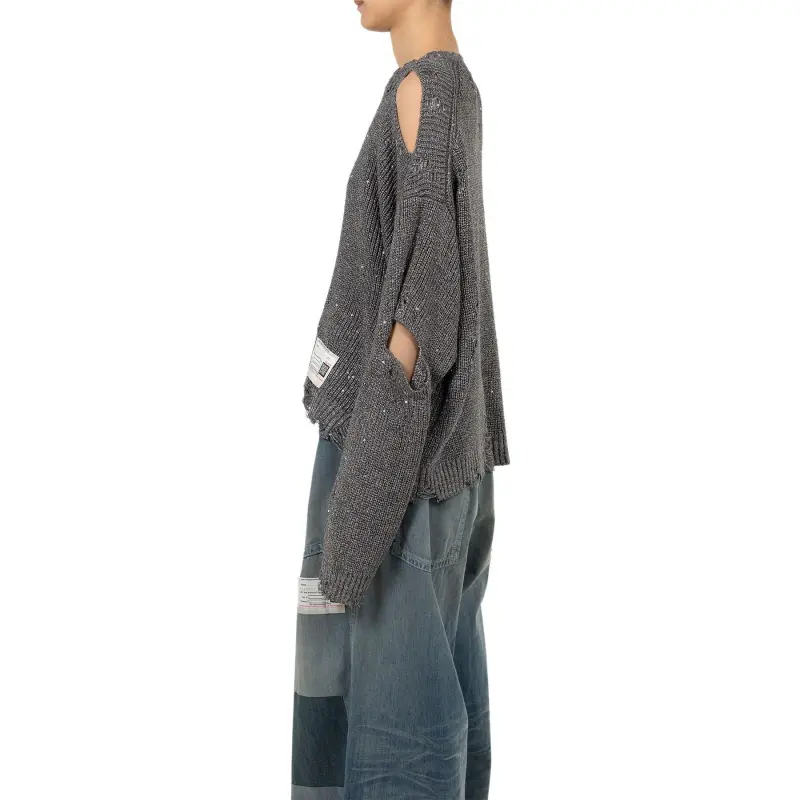 Maison Mihara Yasuhiro SS25 Knitwear Women's Gray-5