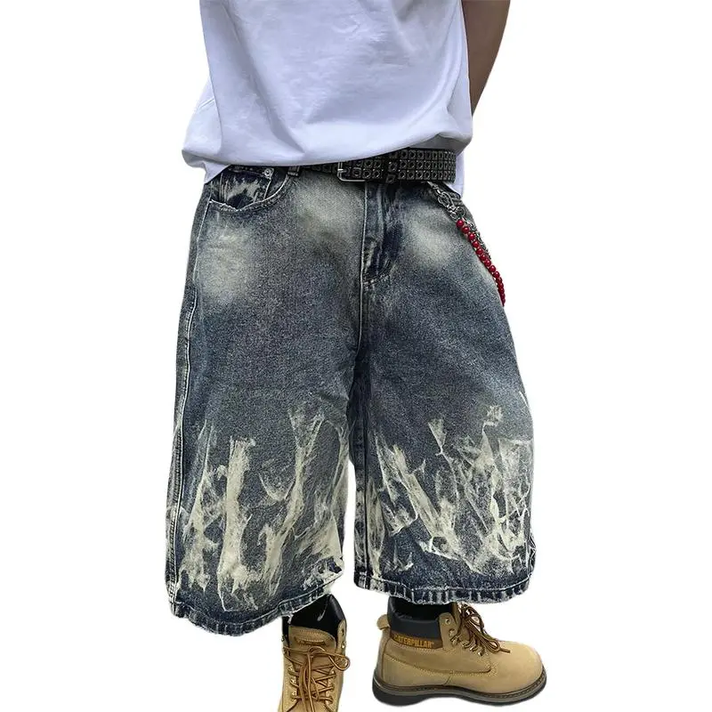 CORNILOT Denim Shorts Unisex Blue-3
