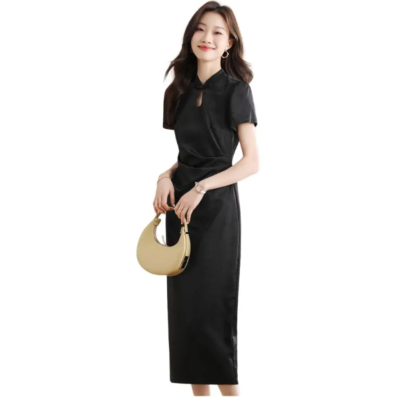 Mu Xiao Xin Short Sleeved Dress Women's-8
