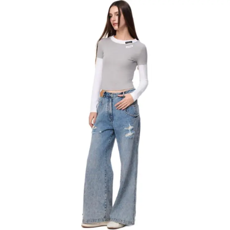 JAC FLEURANT Jeans Women's Blue-4