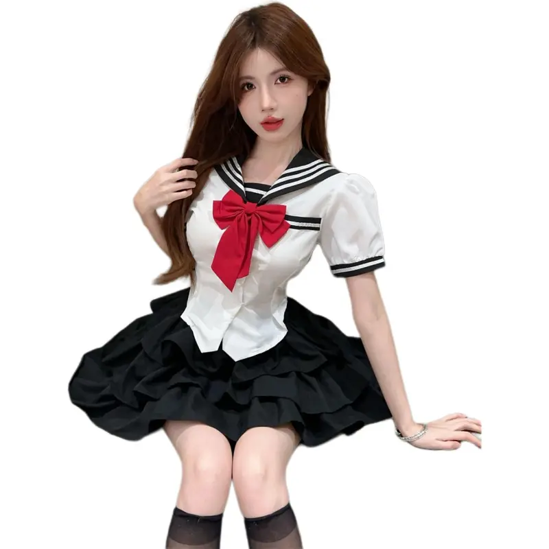 Mu Xiao Xin Two Piece Skirt Sets Women's-1