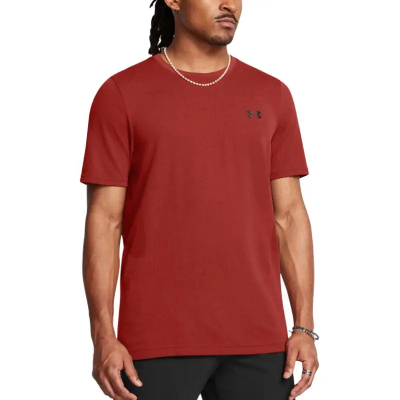 Under Armour Vanish Seamless FW24 T Shirt Men's Earthy Orange/Black-2