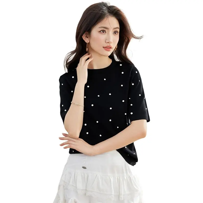 La Chapelle T Shirts Women's Black-4