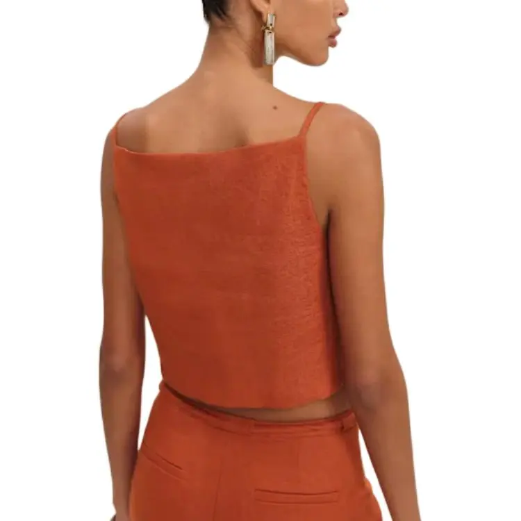 REFORMATION Kerri Linen Top Camisole Women's-1