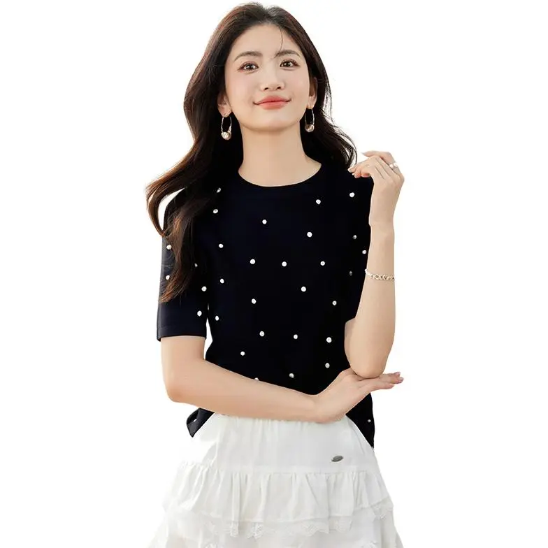 La Chapelle T Shirts Women's Black-3