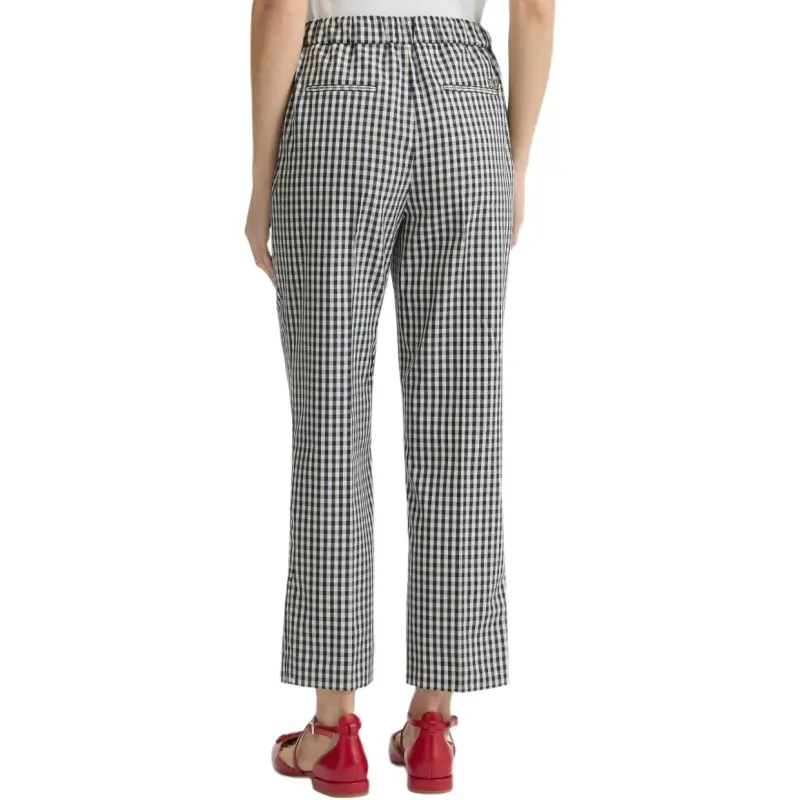 LIU·JO Check pattern Cropped Trousers-2