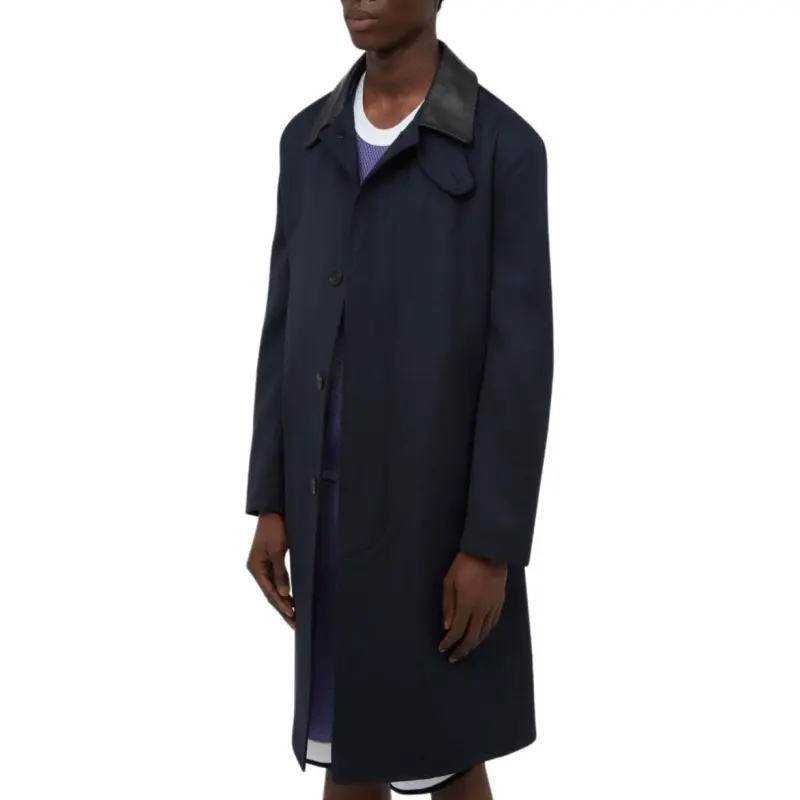WALES BONNER Coats Unisex Dark Blue-3