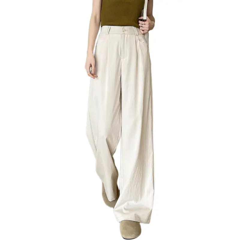 Weixi Casual Pants Women's Apricot-5