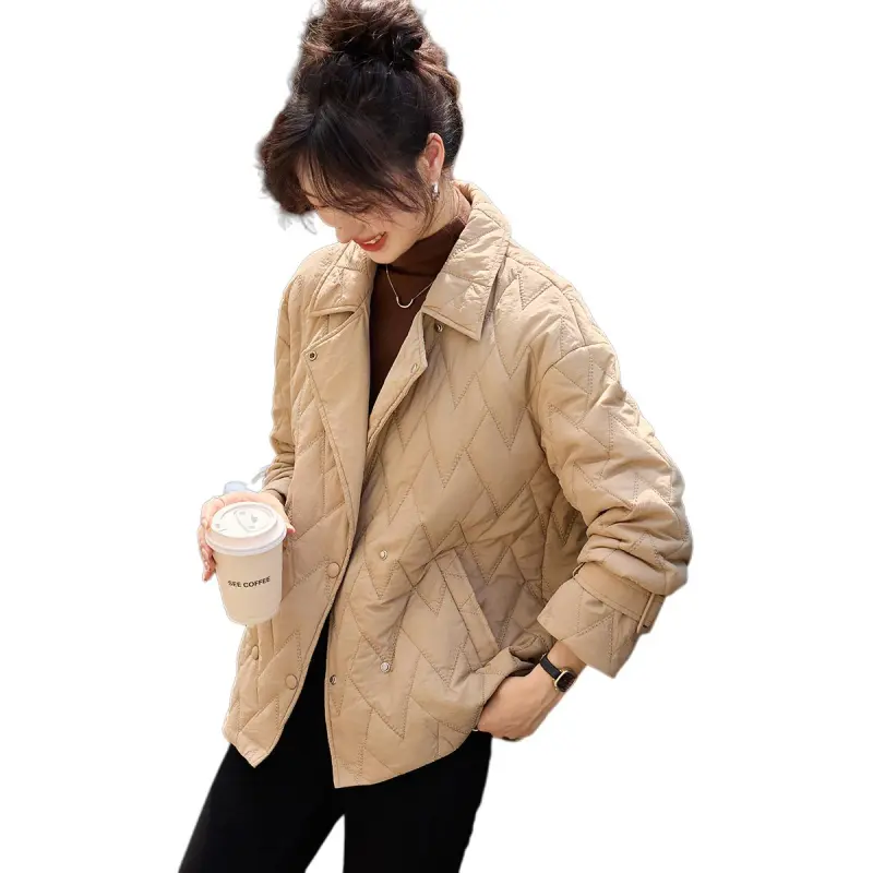 Mo Han Yi Mei Puffer Jacket Women's Khaki-5