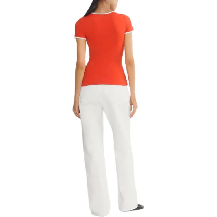 ARITZIA T Shirts Women's Poppy Red/White/Poppie Red/White-2