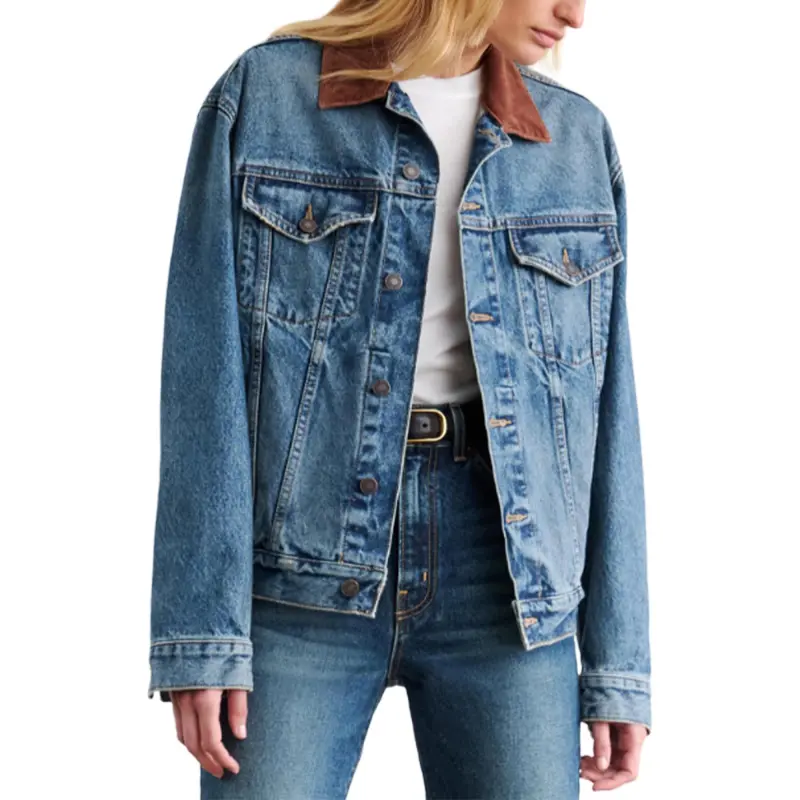 NILI LOTAN Brooklyn Denim Jacket-1