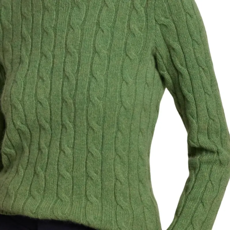 Polo Ralph Lauren FW24 Cashmere Sweater Women's Green-4