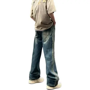 KVIV Jeans Men Vintage Blue 