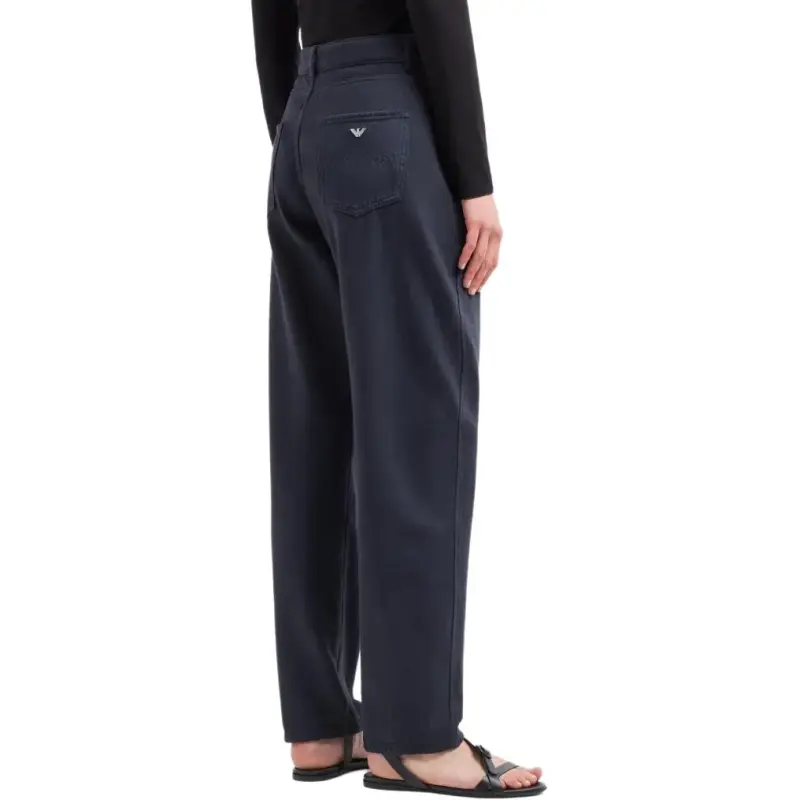 EMPORIO ARMANI J4H Icon Oval leg Jeans In Garment dyed Drill-3
