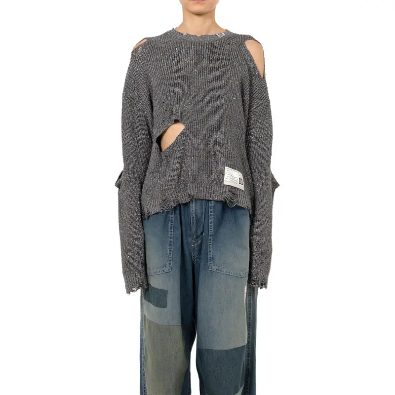 Maison Mihara Yasuhiro SS25 Knitwear Women's Gray-2