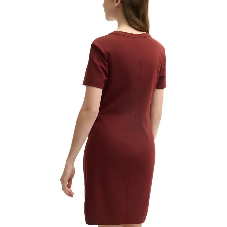 FILA ORIGINALE Short Sleeved Dress Women's Terracotta Red Brown-4