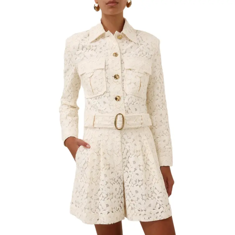 Zimmermann Cotton blend Lace Jacket-2