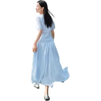 Fragment Casual Suit Women's Light Blue