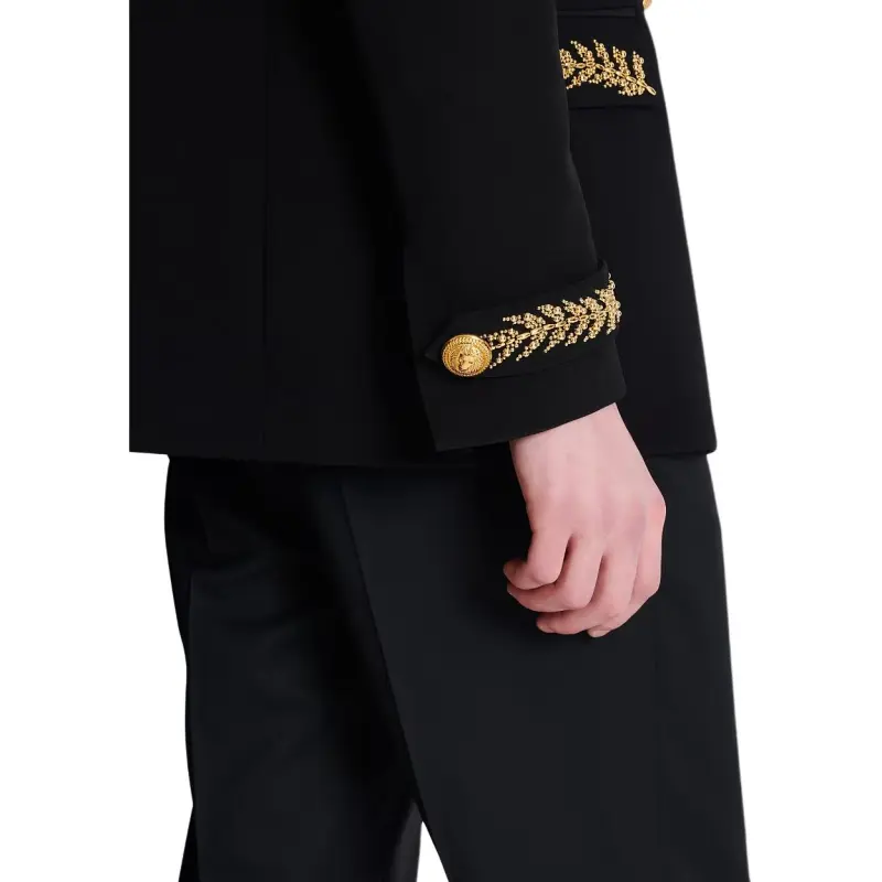BALMAIN SS25 Jackets & Coats Men's Black-5
