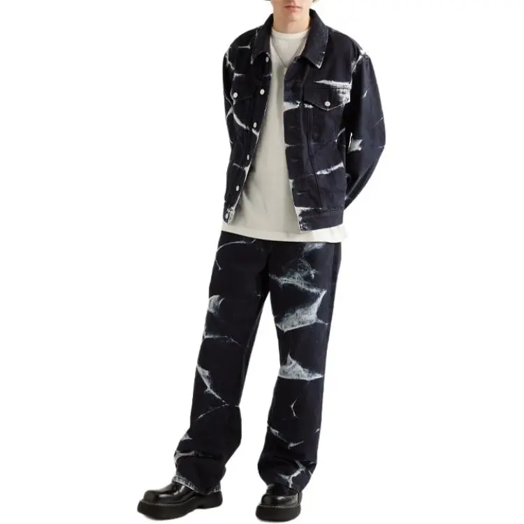 DRIES VAN NOTEN Denim Jackets Men Black-1