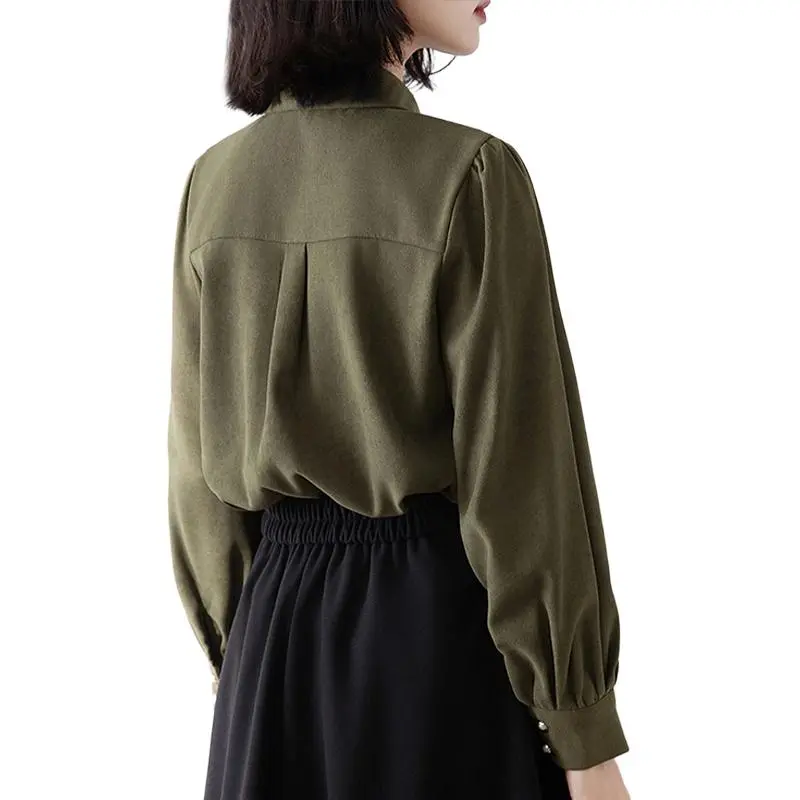 La Chapelle Shirt Women's Army Green-3