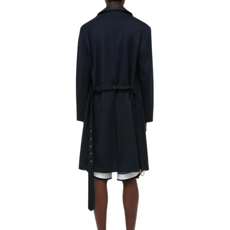 WALES BONNER Coats Unisex Dark Blue-2