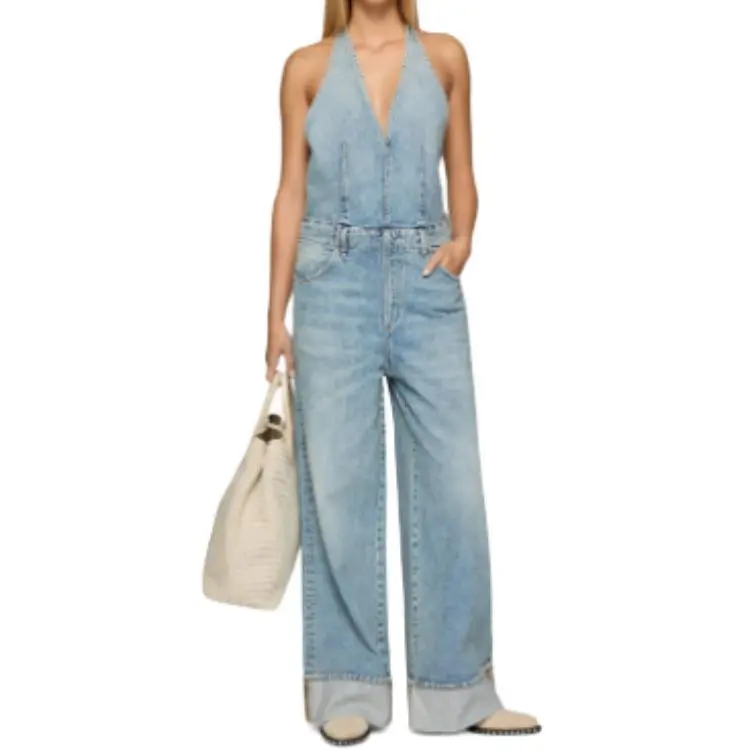 Dondup SS25 Overalls Women's Blue-1