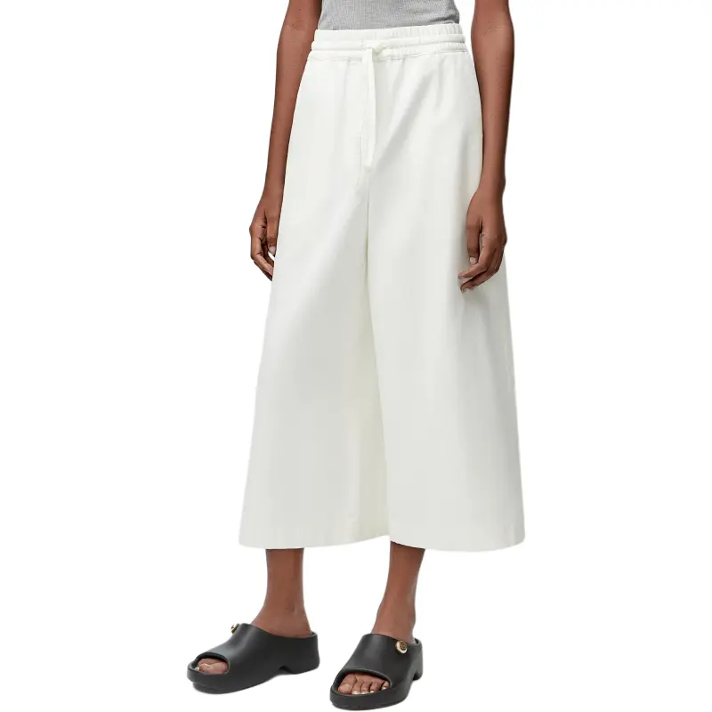 LOEWE Paula's Ibiza SS25 Casual Pants Women's White-2