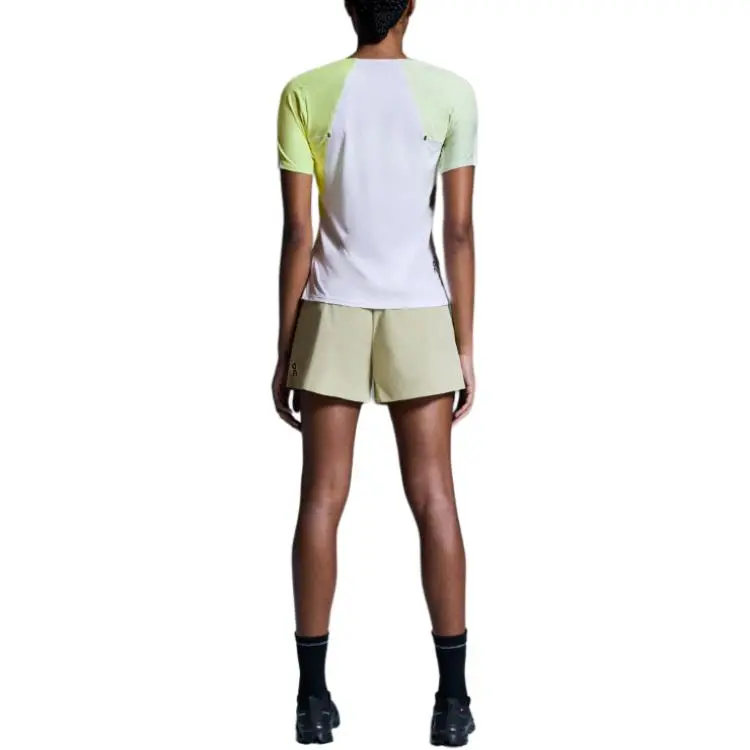 On Ultra T-Shirt Women's Soybean Green/Lemon-2