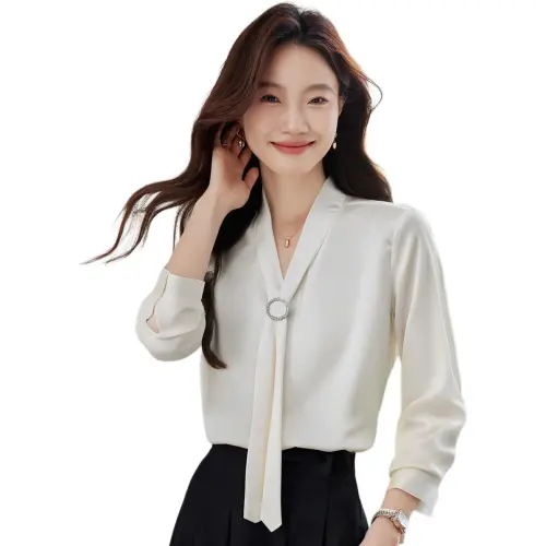 Love Elaine Spring Style Shirt Women's Apricot