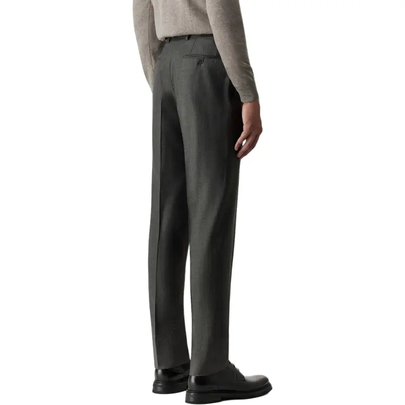 Canali Suit Trousers Men Gray-2