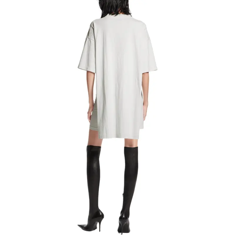 Balenciaga FW25 Short Sleeved Dress Regular Fit Women's White-3