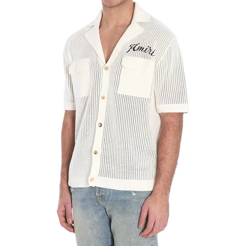 AMIRI Mesh Polo-1
