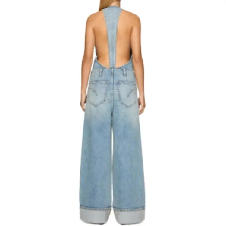 Dondup SS25 Overalls Women's Blue-3
