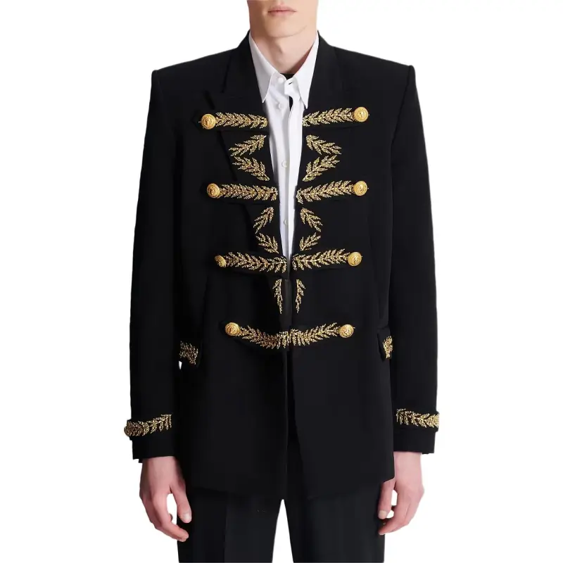 BALMAIN SS25 Jackets & Coats Men's Black-1