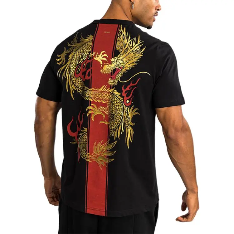 VENUM x Tekken 8 T Shirt Men's Black/Gold/Red-2