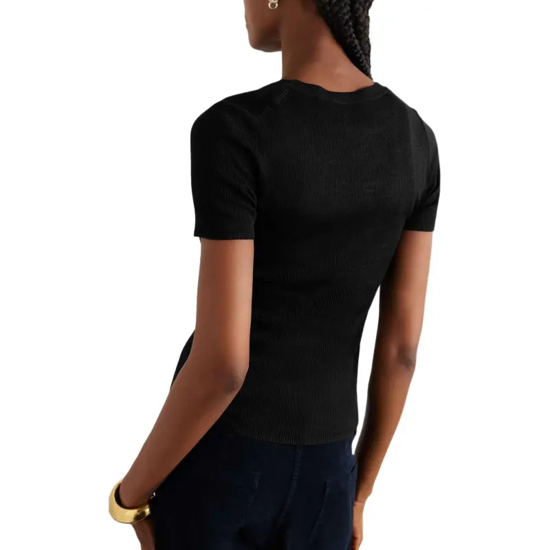 NILI LOTAN Regular T Shirt Women's Black-3
