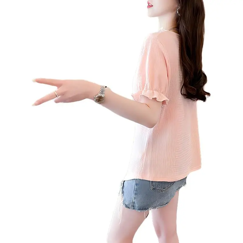 Flowers In Water Regular T Shirt Women's-1