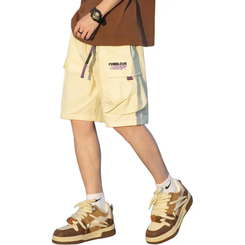 FONDLOOK Casual Shorts Unisex-6