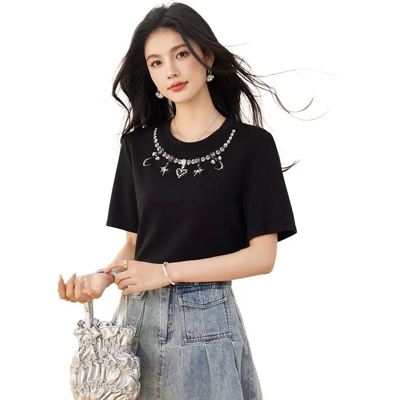 La Chapelle Regular T Shirt Women's Black-3